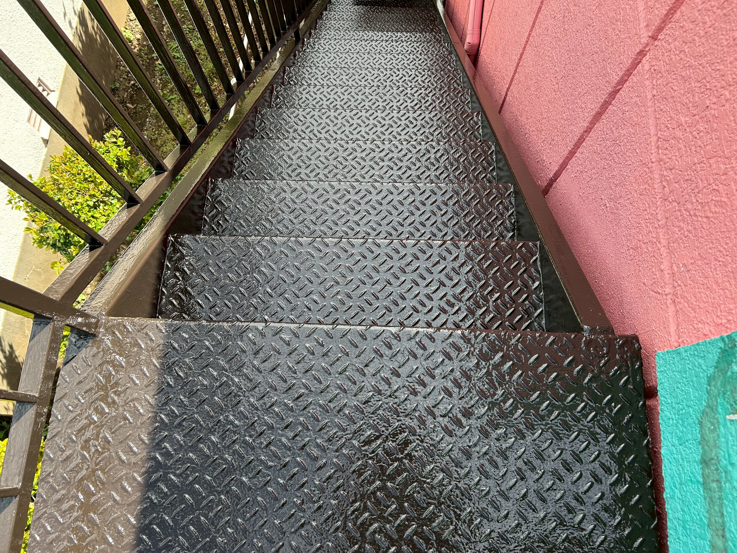 階段防水塗装